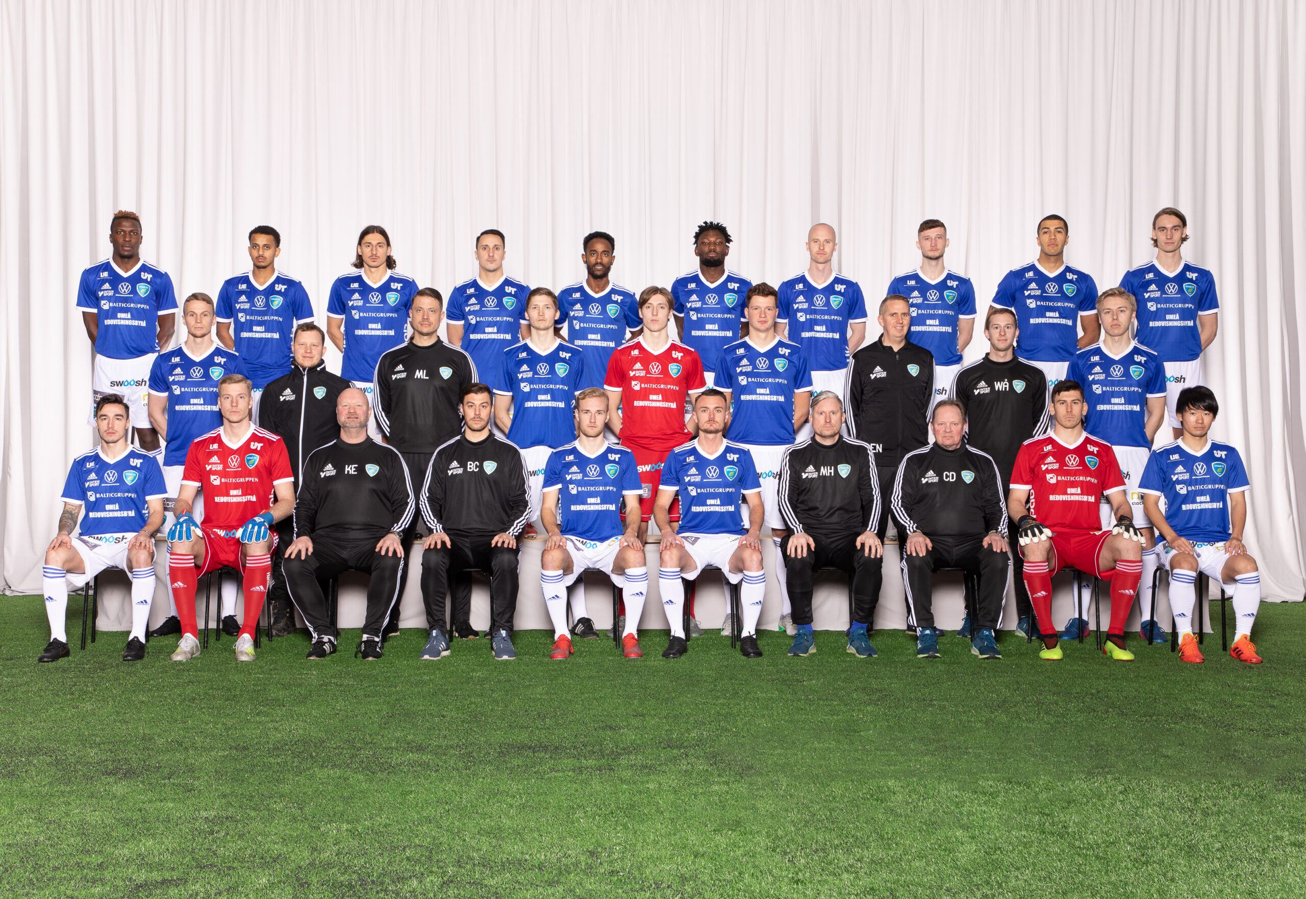 Fotboll, Superettan, Porträtt och Lagbild, Umeå FC